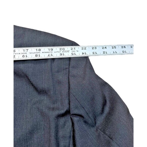 Baumler Blazer Mens Size 46 Double Breasted Wool Vitale Barberis Canonico Jacket - Picture 10 of 11